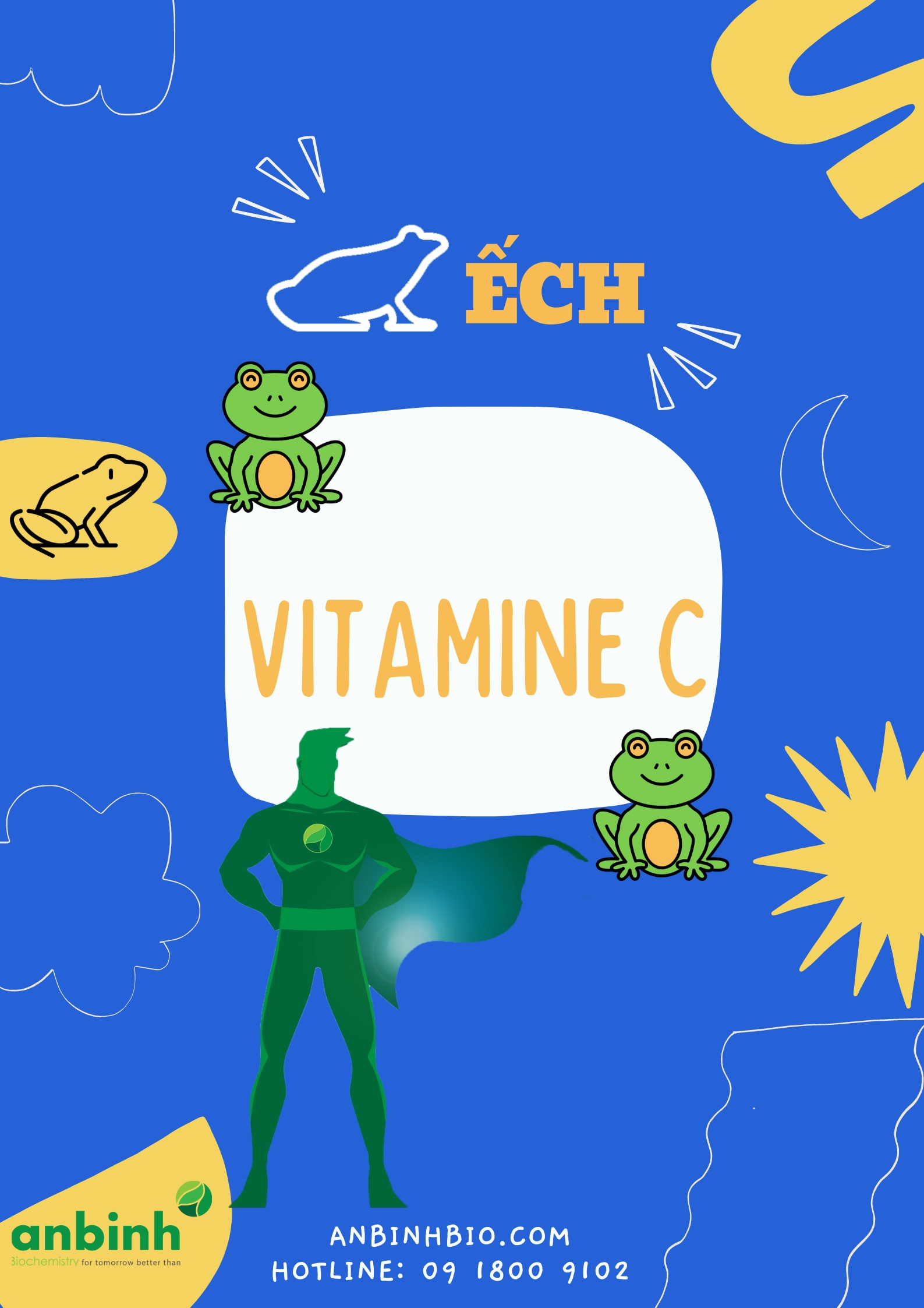 Vitamin C cho ếch